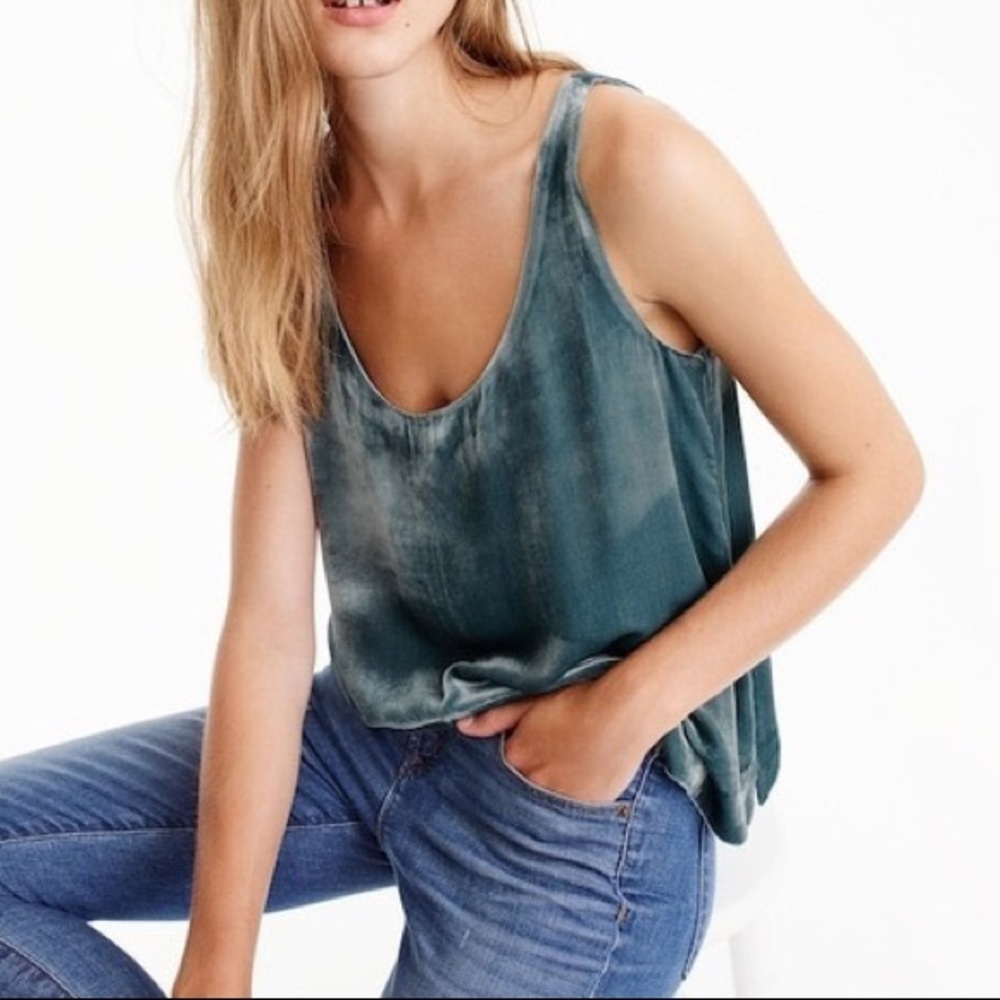 J. Crew Velvet Tank